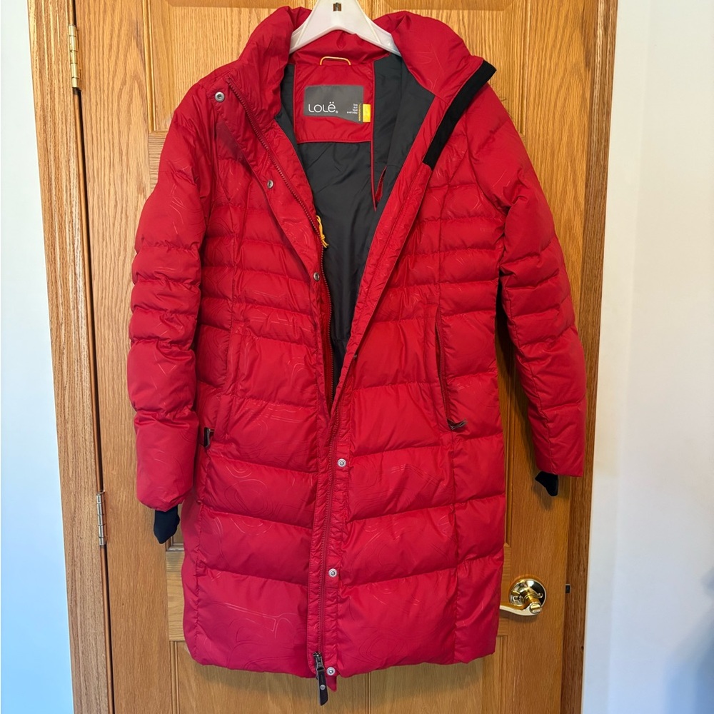 Lole Vibrant Red Down Jacket